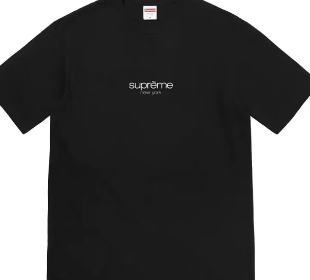S M Tee Black Logo L White Classic 22SS and XL 0825